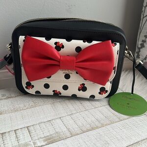 Nwt Kate spade customizable Minnie Mouse Disney camera bag